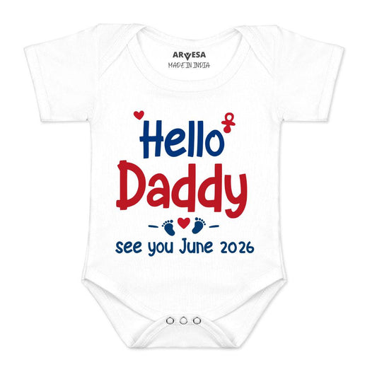 Arvesa Hello Daddy Baby Boy & Girl Dress