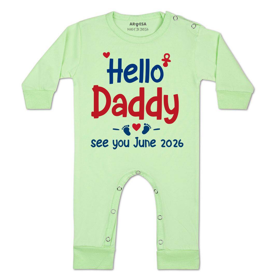 Arvesa Hello Daddy Baby Boy & Girl Dress