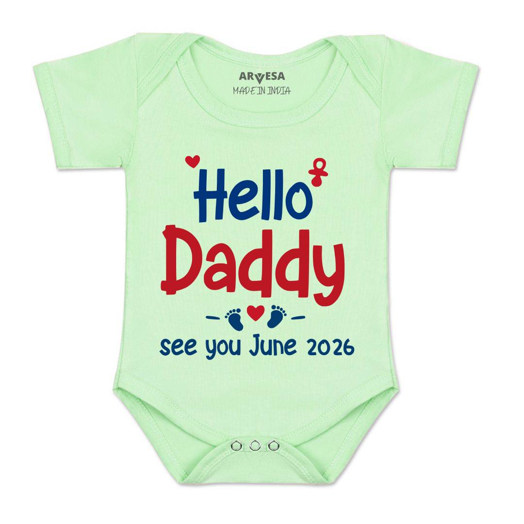 Arvesa Hello Daddy Baby Boy & Girl Dress