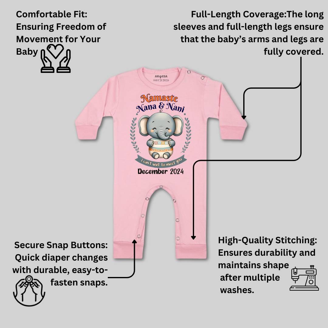 Arvesa Namaste Nana Nani Baby Boy & Girl Dress