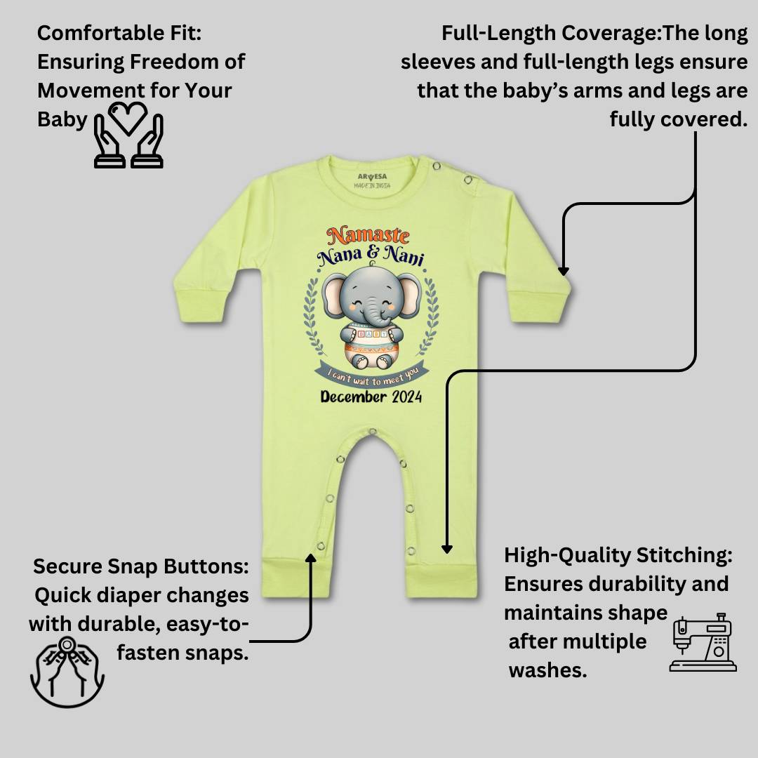 Arvesa Namaste Nana Nani Baby Boy & Girl Dress