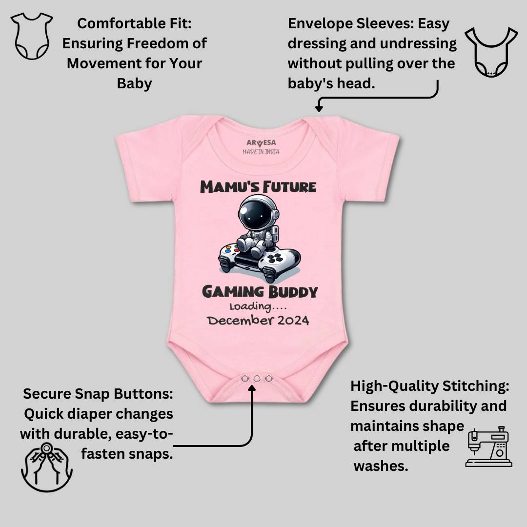 Arvesa Mamu Future Gaming Buddy Baby Boy & Girl Dress