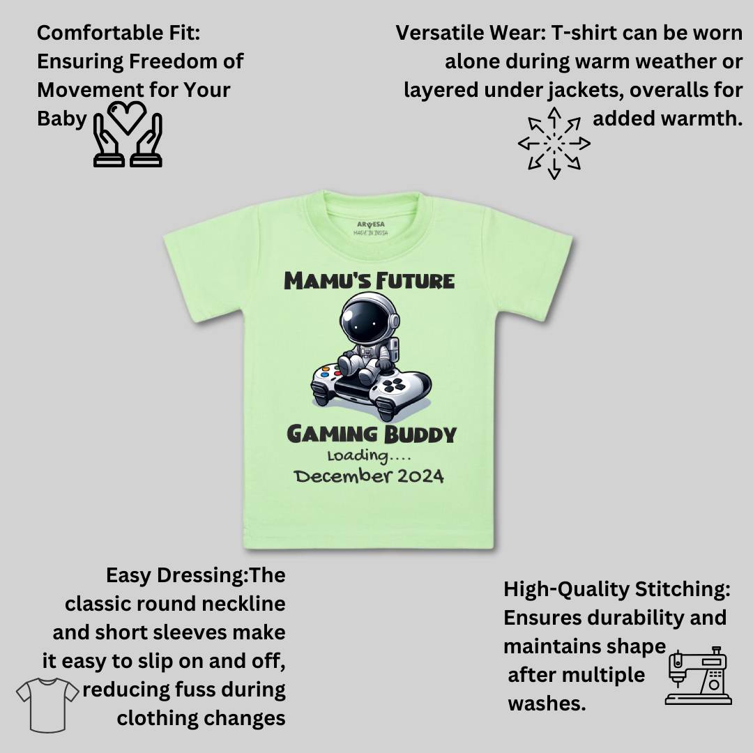 Arvesa Mamu Future Gaming Buddy Baby Boy & Girl Dress