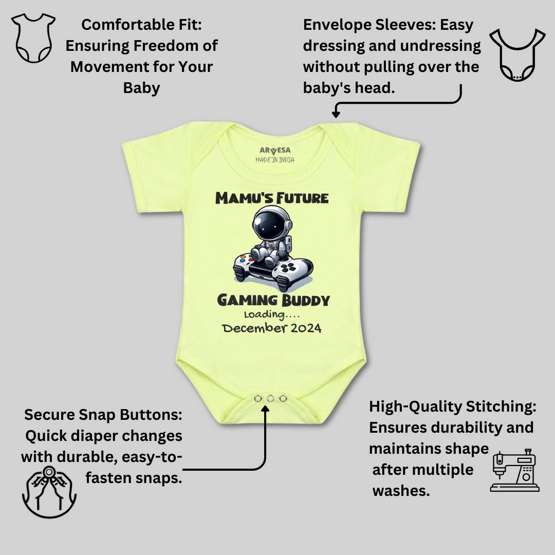 Arvesa Mamu Future Gaming Buddy Baby Boy & Girl Dress