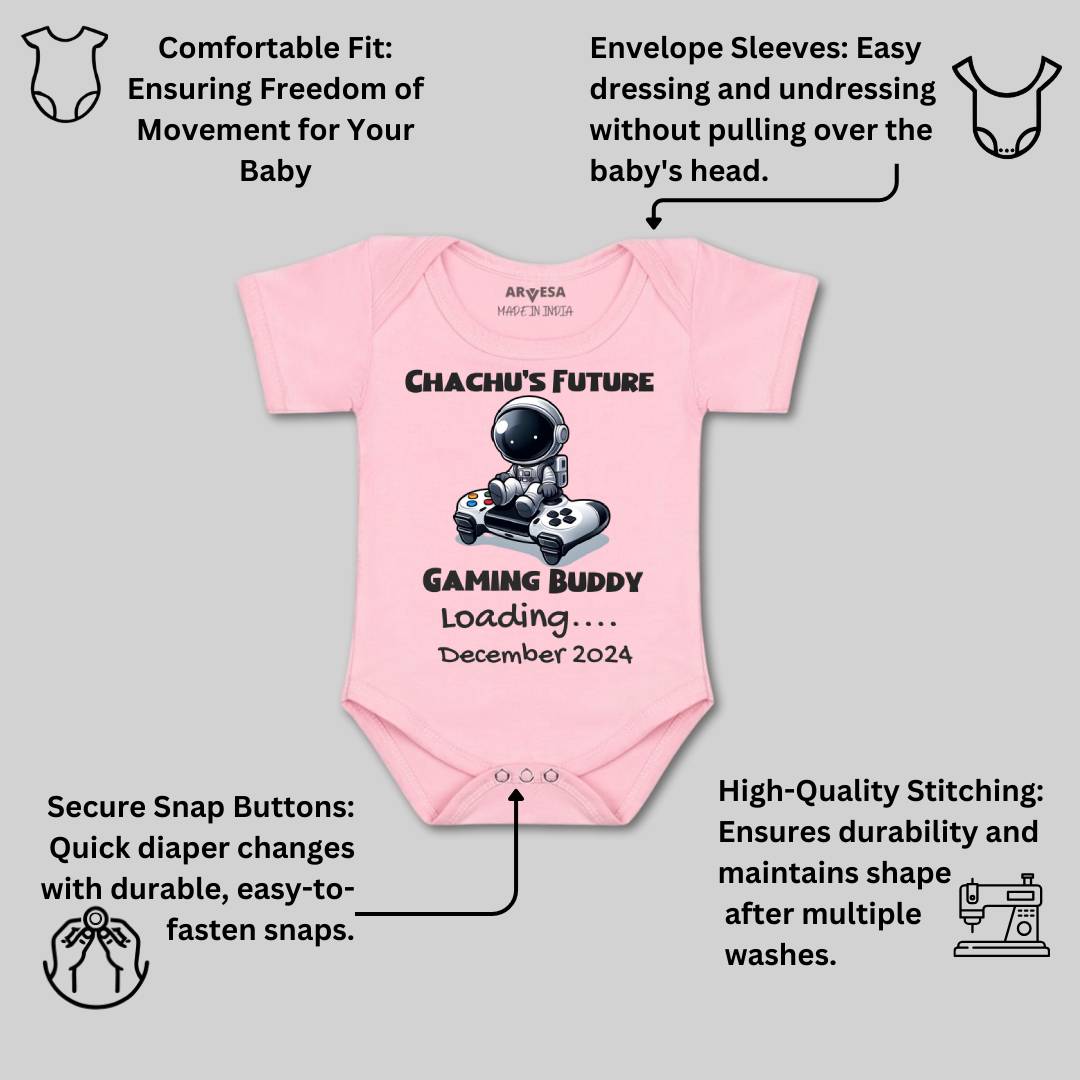 Arvesa Chachu Future Gaming Buddy Baby Boy & Girl Dress