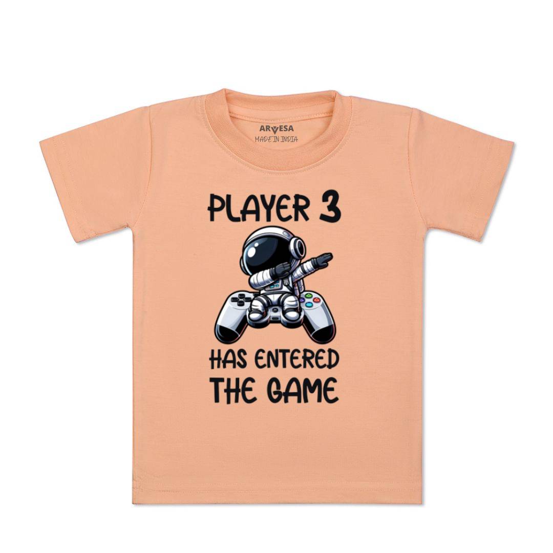 Arvesa Player 3 Entered The Game Baby Boy & Girl Dress