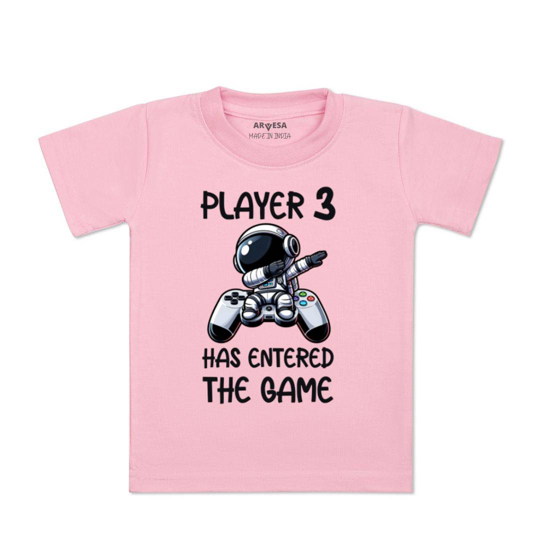 Arvesa Player 3 Entered The Game Baby Boy & Girl Dress