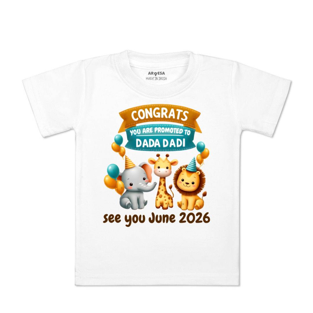 Arvesa Congrats Dada Dadi Baby Boy & Girl Dress