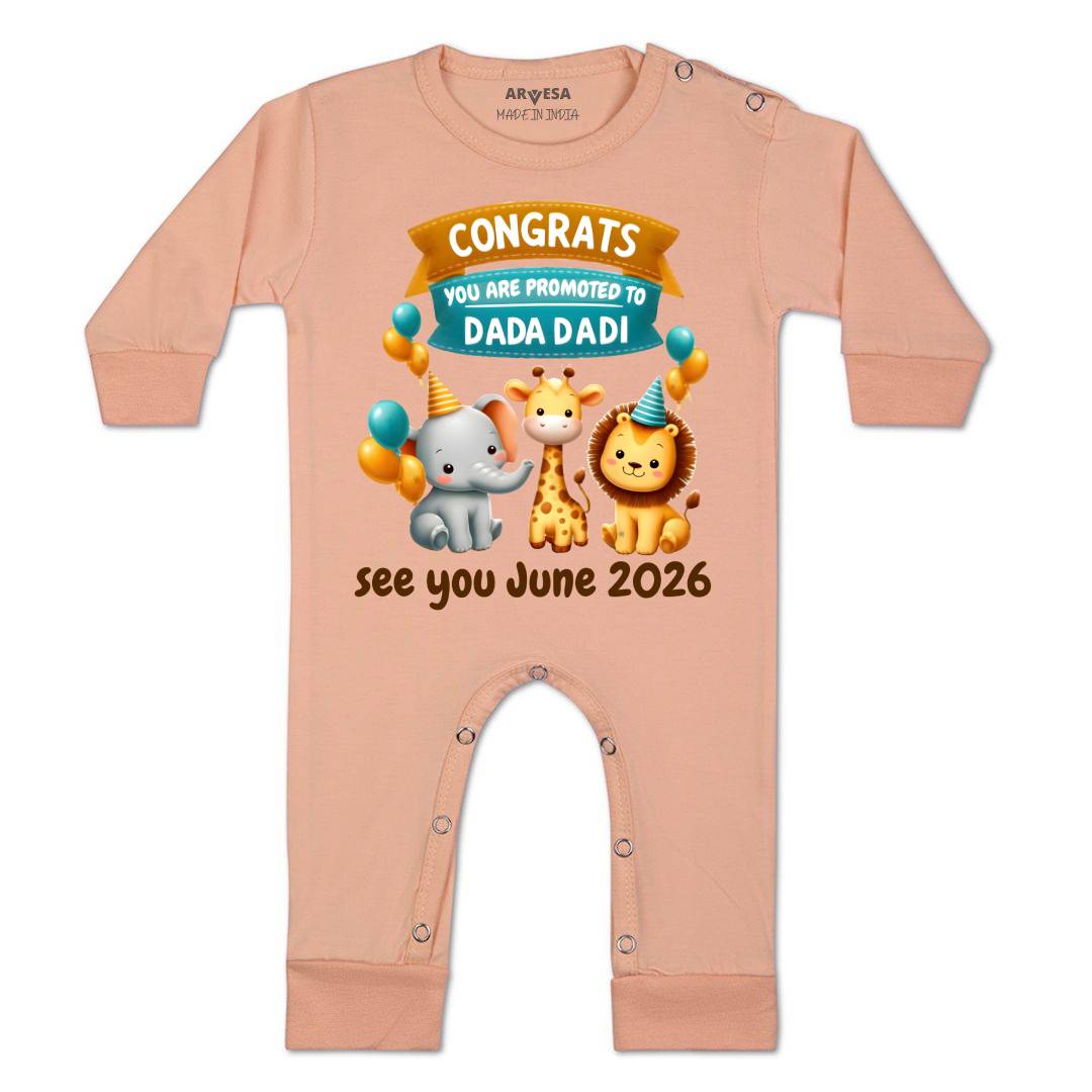 Arvesa Congrats Dada Dadi Baby Boy & Girl Dress