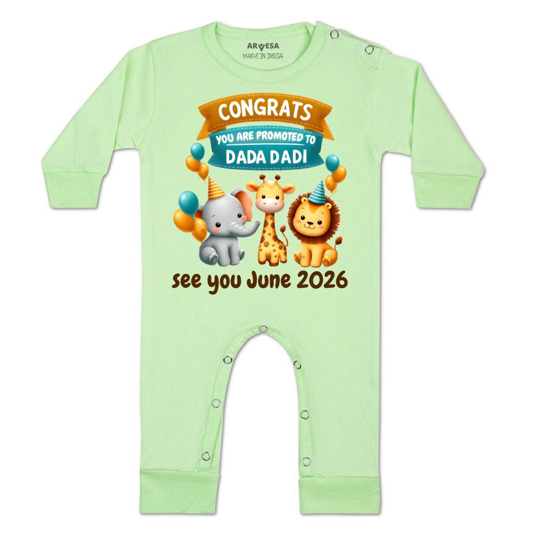 Arvesa Congrats Dada Dadi Baby Boy & Girl Dress