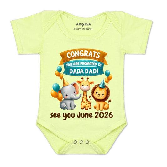 Arvesa Congrats Dada Dadi Baby Boy & Girl Dress