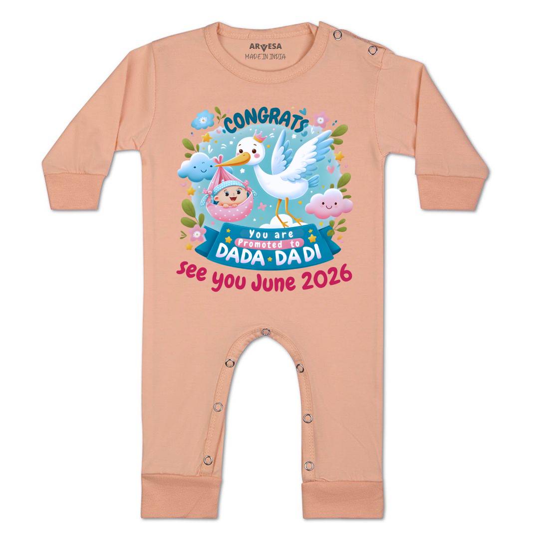 Arvesa Congrats Dada Dadi Baby Boy & Girl Dress
