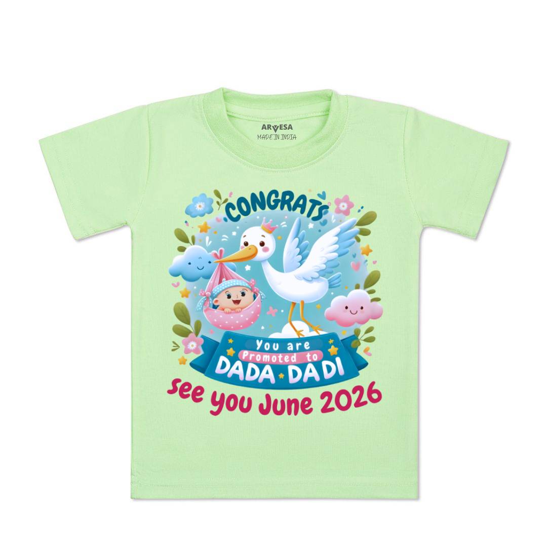 Arvesa Congrats Dada Dadi Baby Boy & Girl Dress