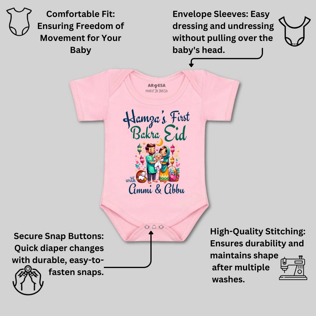 Arvesa My First Eid  Baby Boy & Girl Dress