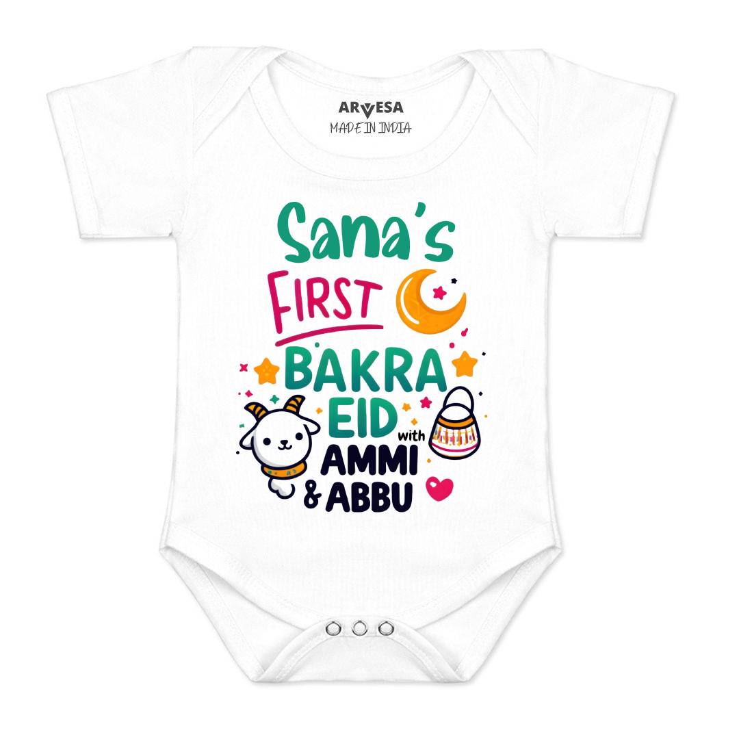 Arvesa My First Eid  Baby Boy & Girl Dress