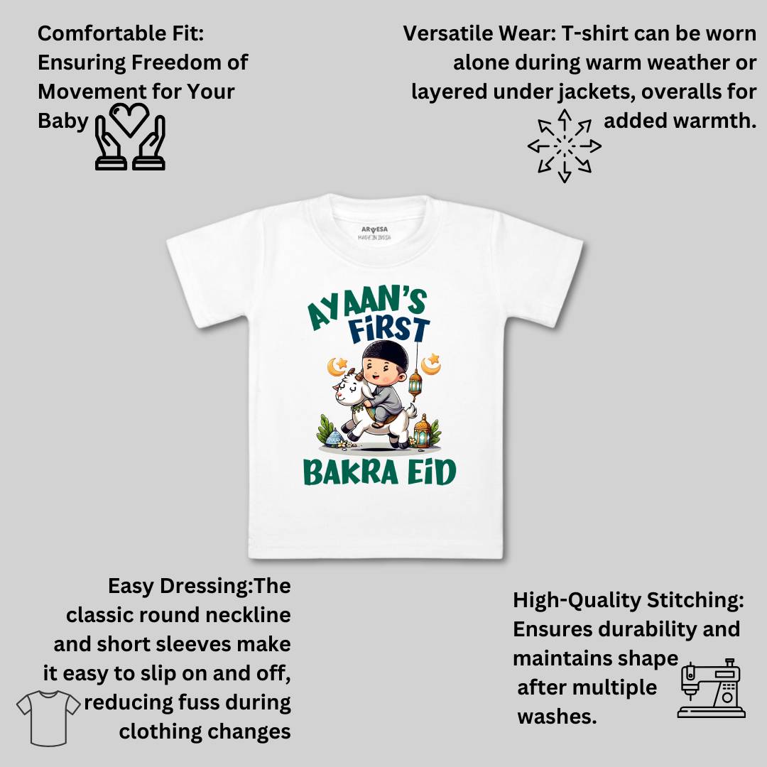 Arvesa My First Eid  Baby Boy & Girl Dress
