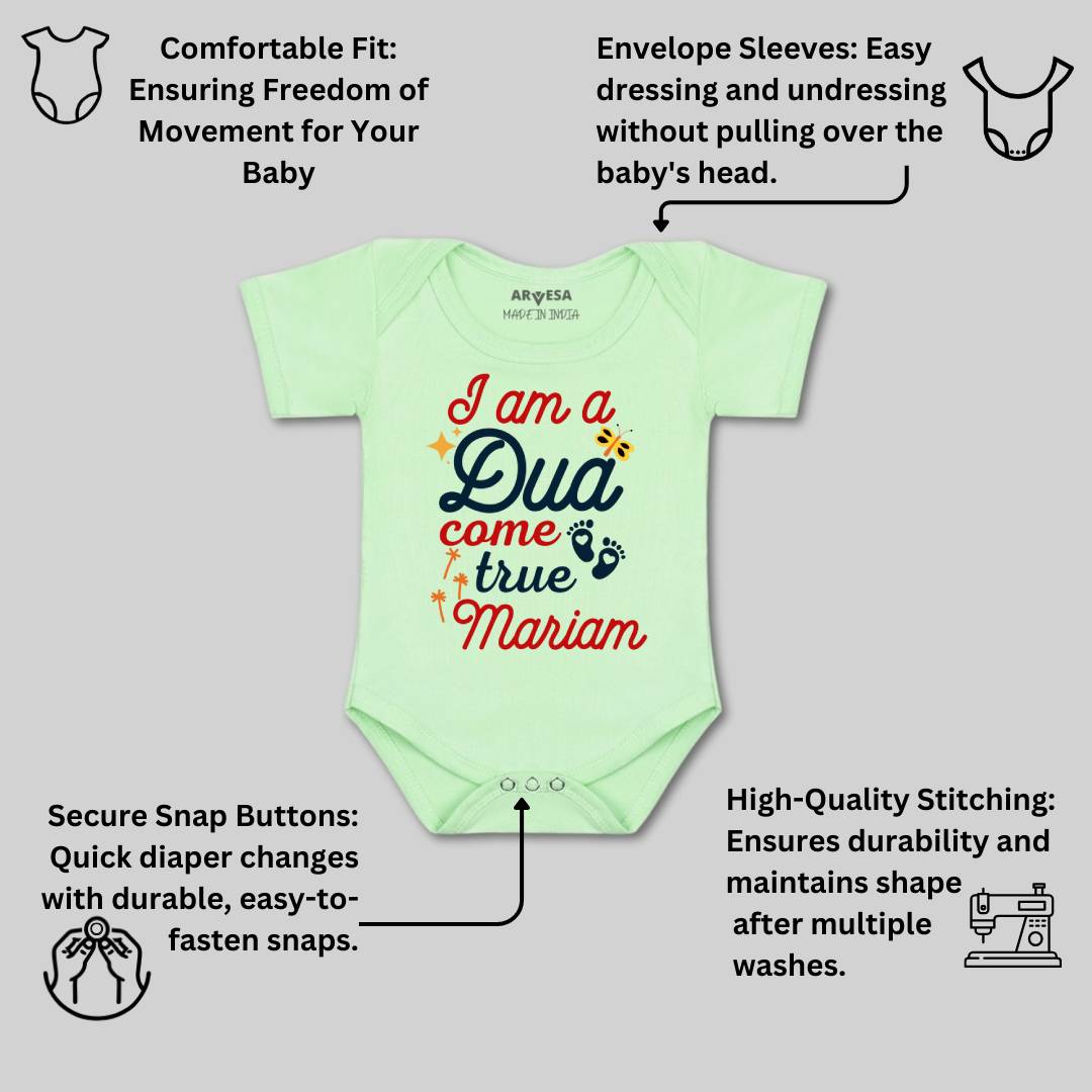 Arvesa I am Dua Come True Baby Boy & Girl Dress
