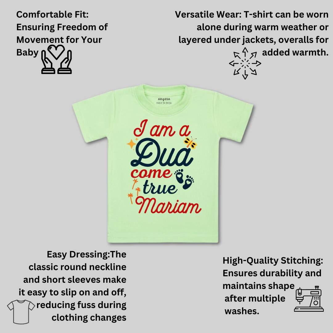Arvesa I am Dua Come True Baby Boy & Girl Dress