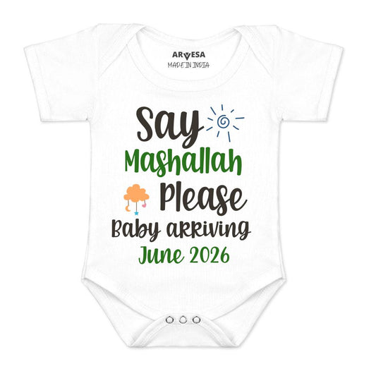 Arvesa Say Mashallah Please Baby Boy & Girl Dress