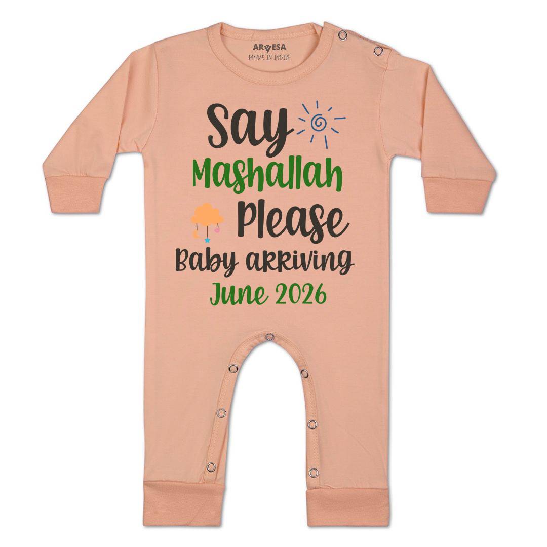 Arvesa Say Mashallah Please Baby Boy & Girl Dress