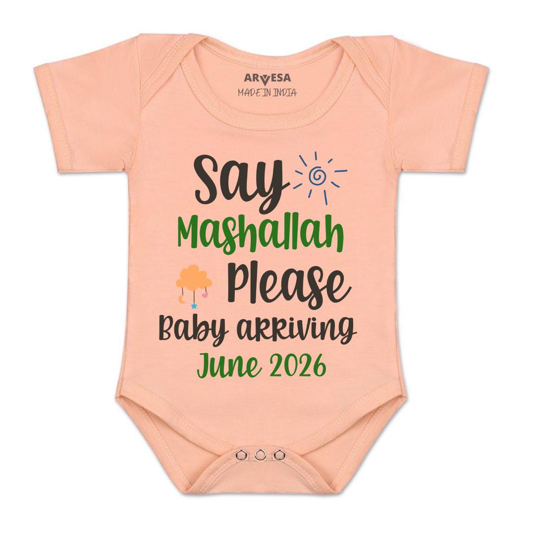 Arvesa Say Mashallah Please Baby Boy & Girl Dress