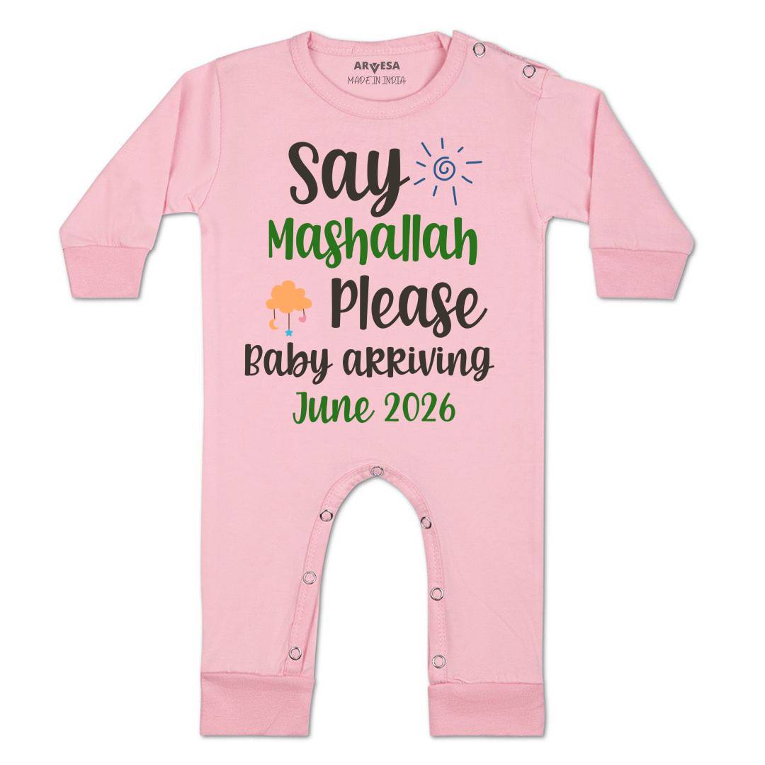 Arvesa Say Mashallah Please Baby Boy & Girl Dress