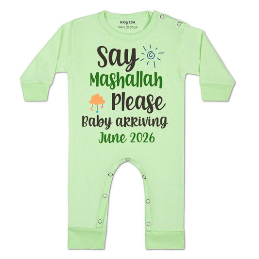 Arvesa Say Mashallah Please Baby Boy & Girl Dress