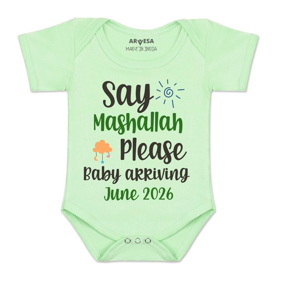 Arvesa Say Mashallah Please Baby Boy & Girl Dress