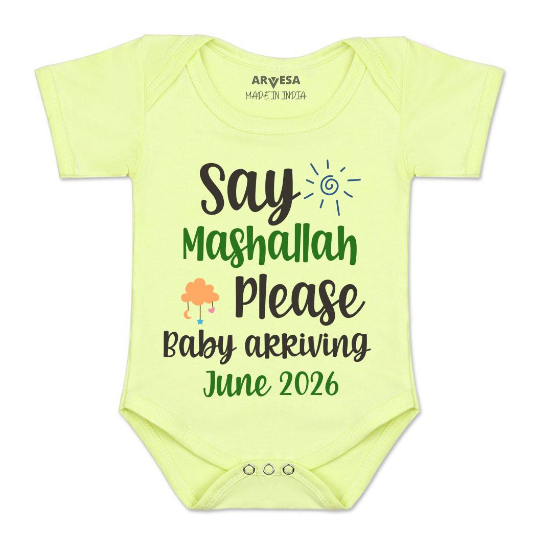 Arvesa Say Mashallah Please Baby Boy & Girl Dress
