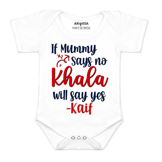 Arvesa If Mummy Says No Khala Say Yes Baby Boy & Girl Dress