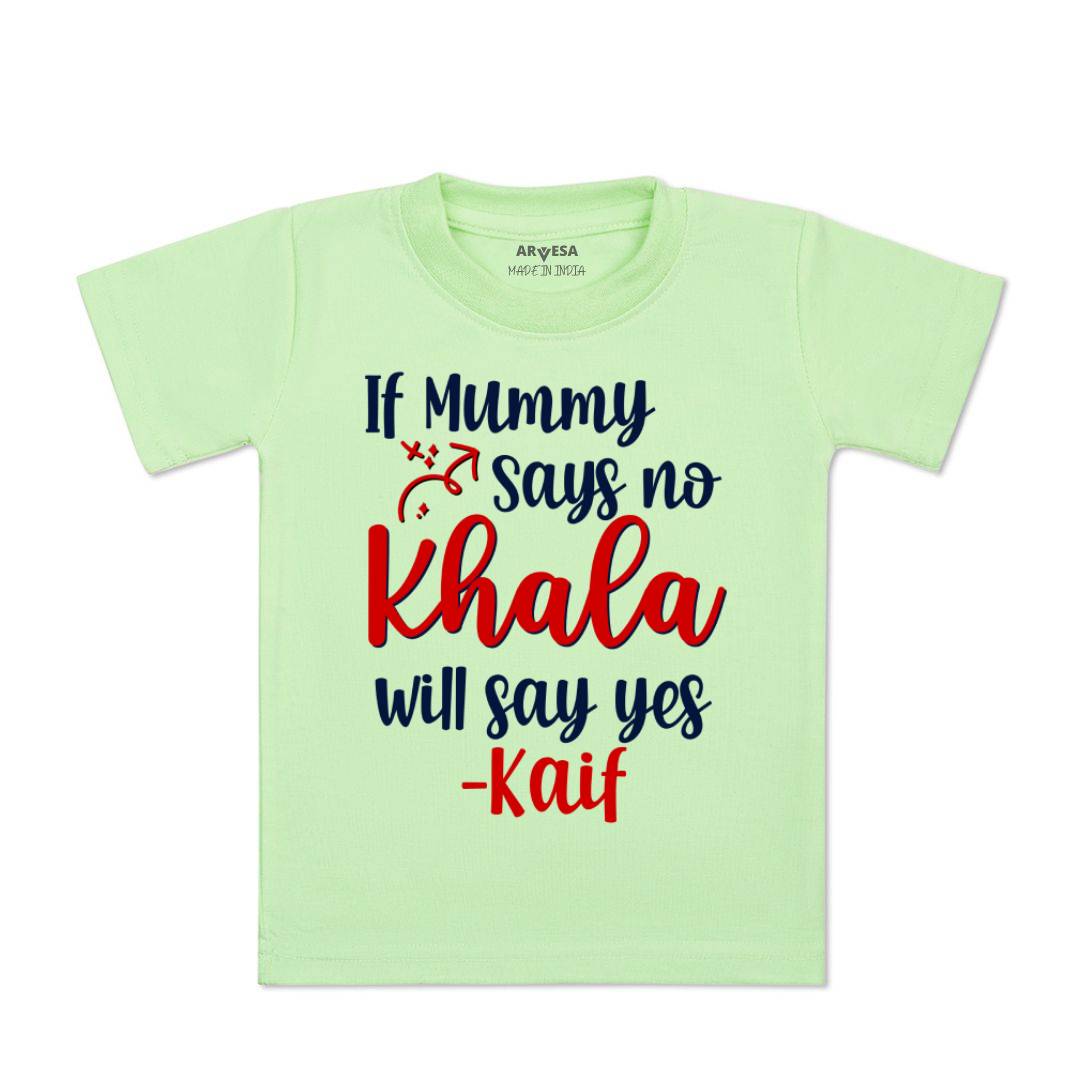 Arvesa If Mummy Says No Khala Say Yes Baby Boy & Girl Dress