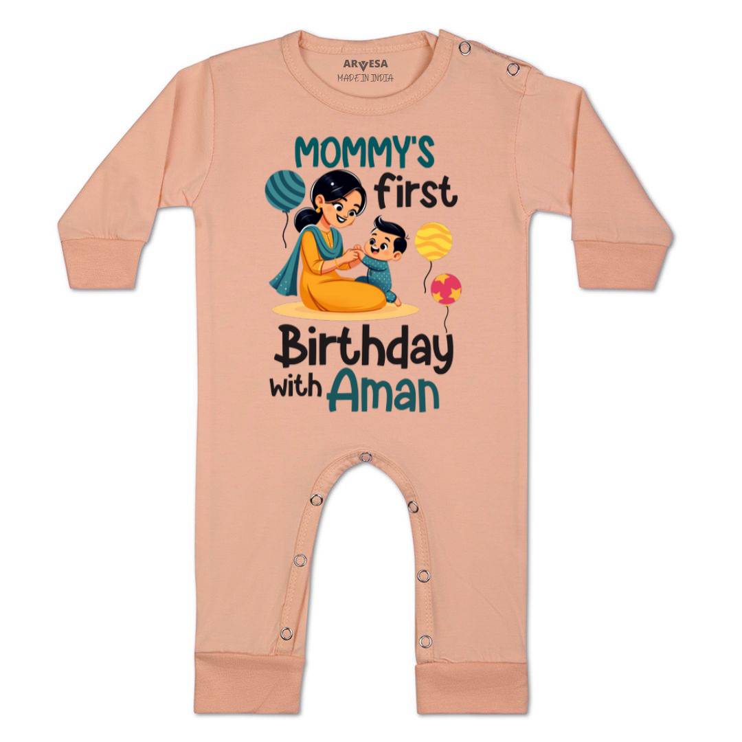 Arvesa Mommy First Birthday With Me Baby Boy & Girl Dress