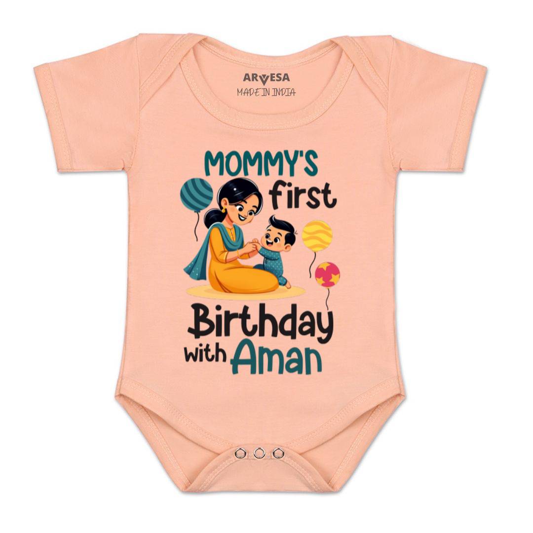 Arvesa Mommy First Birthday With Me Baby Boy & Girl Dress