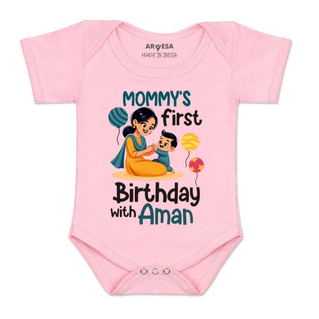 Arvesa Mommy First Birthday With Me Baby Boy & Girl Dress
