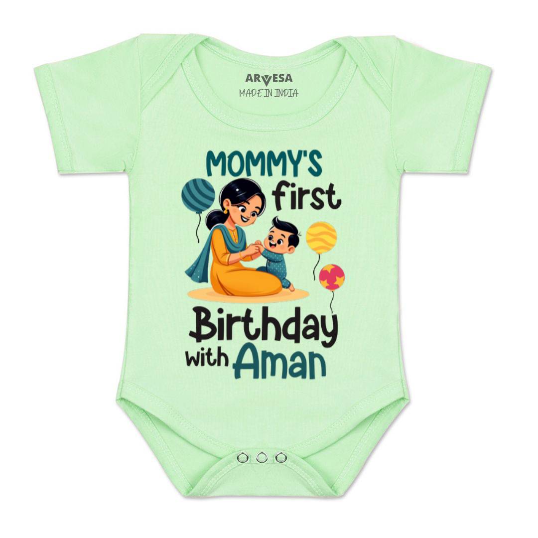 Arvesa Mommy First Birthday With Me Baby Boy & Girl Dress