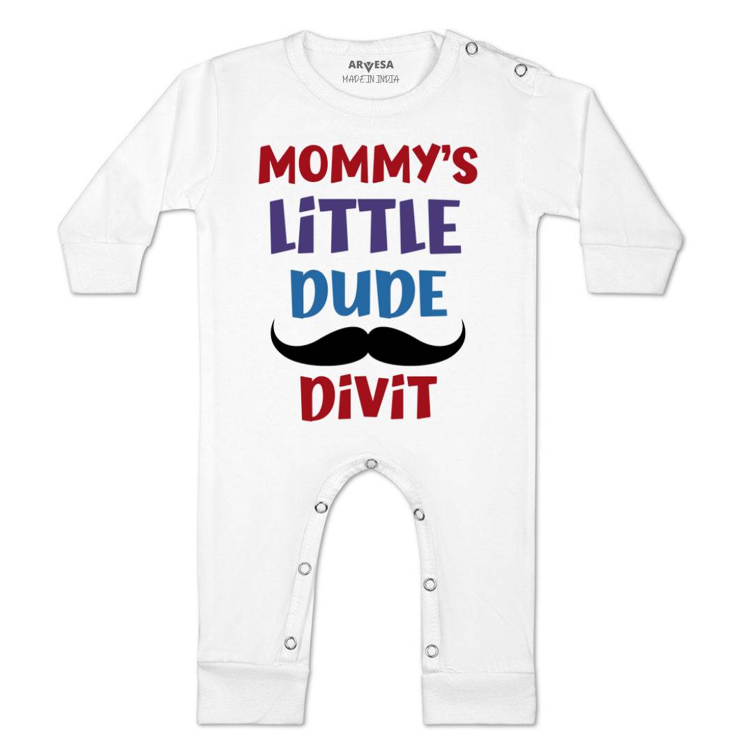 Arvesa Mommy Little Dude Baby Boy & Girl Dress