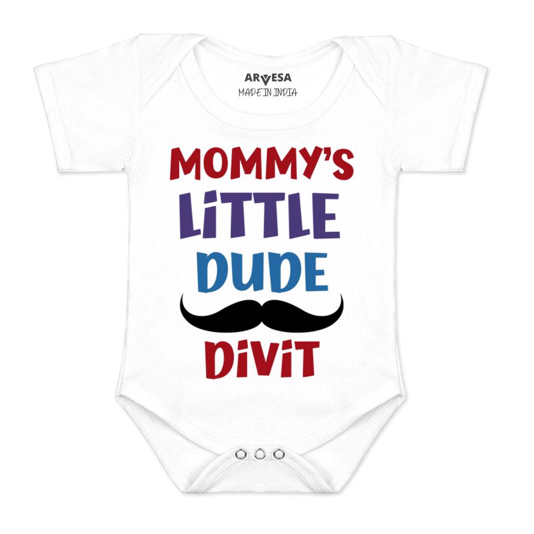 Arvesa Mommy Little Dude Baby Boy & Girl Dress