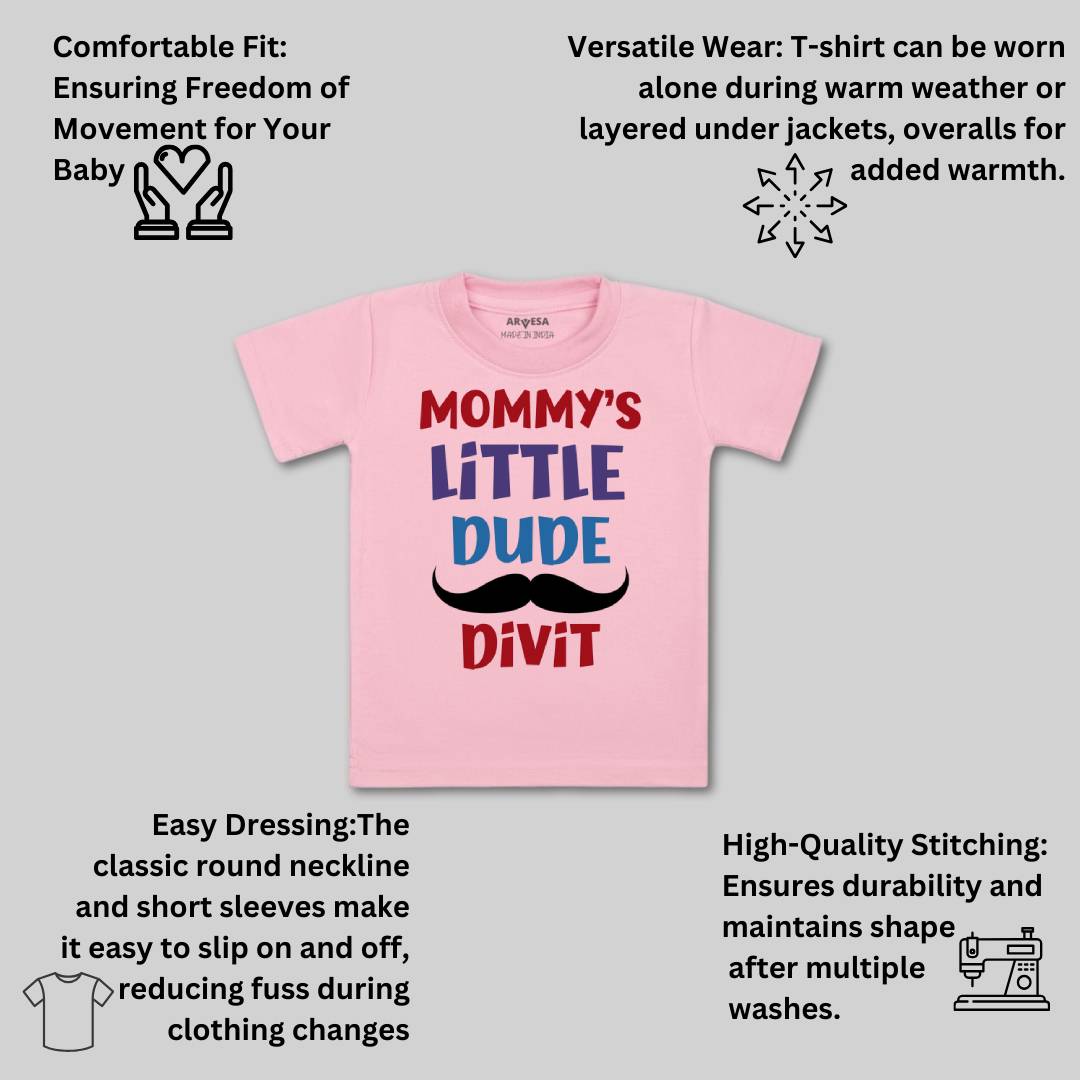 Arvesa Mommy Little Dude Baby Boy & Girl Dress