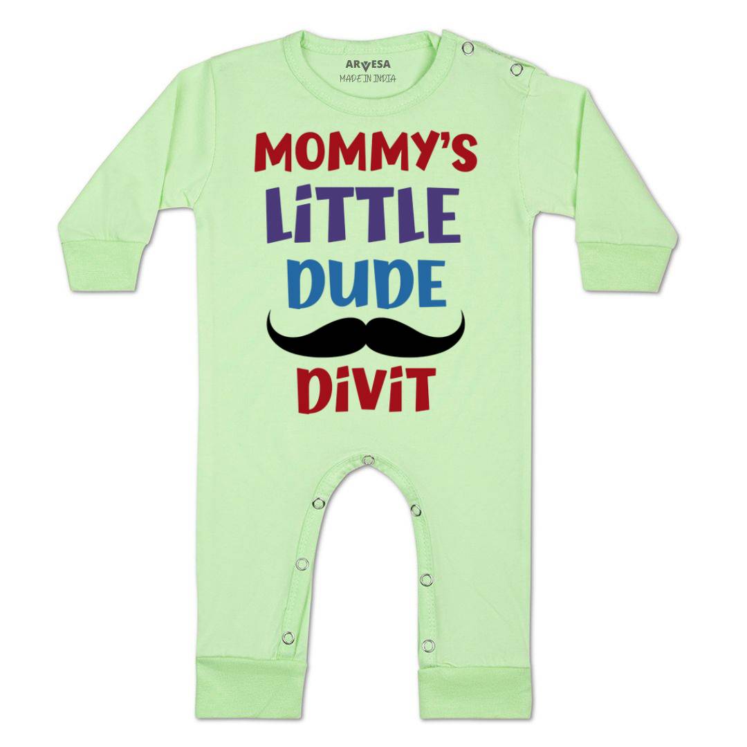 Arvesa Mommy Little Dude Baby Boy & Girl Dress
