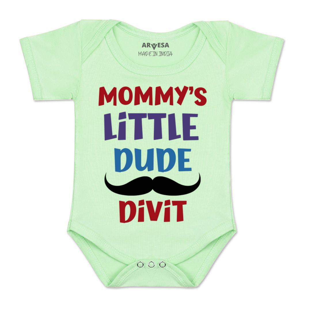 Arvesa Mommy Little Dude Baby Boy & Girl Dress