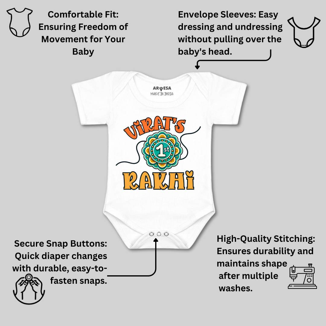 Arvesa My First Rakhi  Baby Boy & Girl Dress