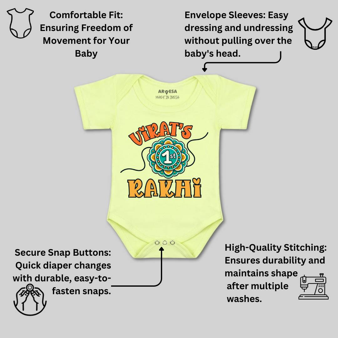 Arvesa My First Rakhi  Baby Boy & Girl Dress