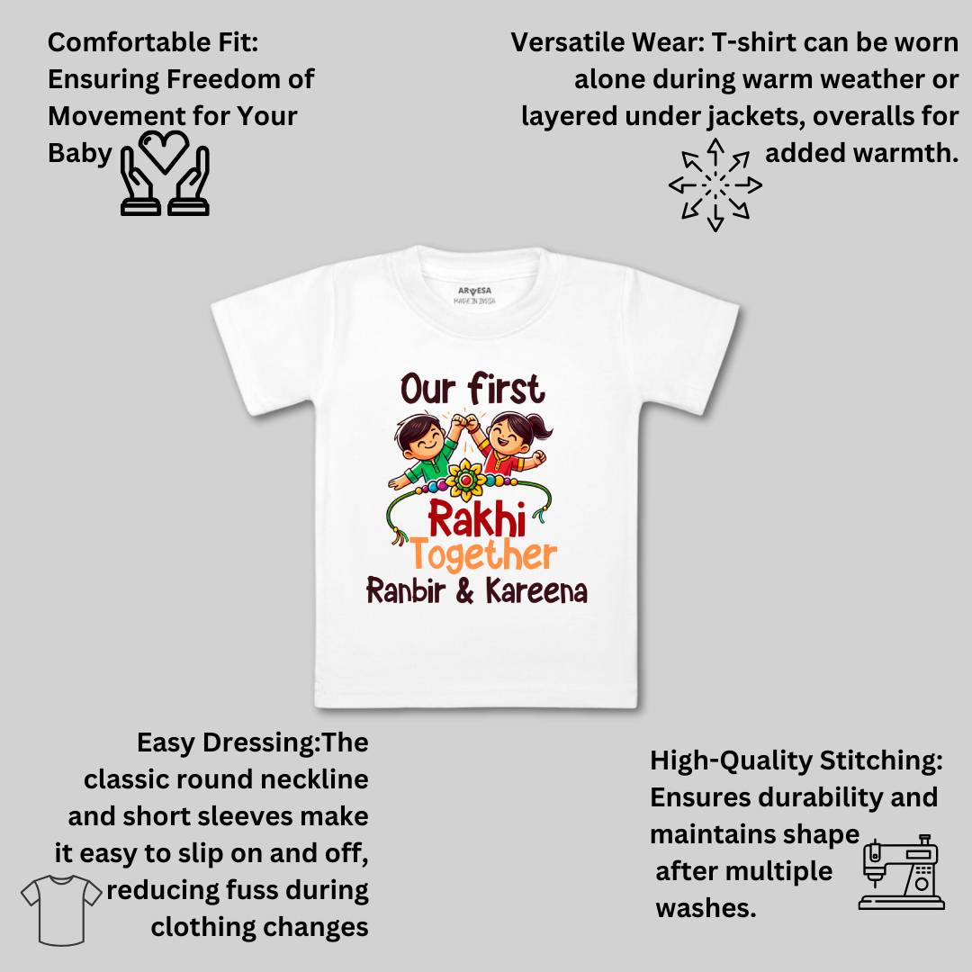 Arvesa My First Rakhi  Baby Boy & Girl Dress