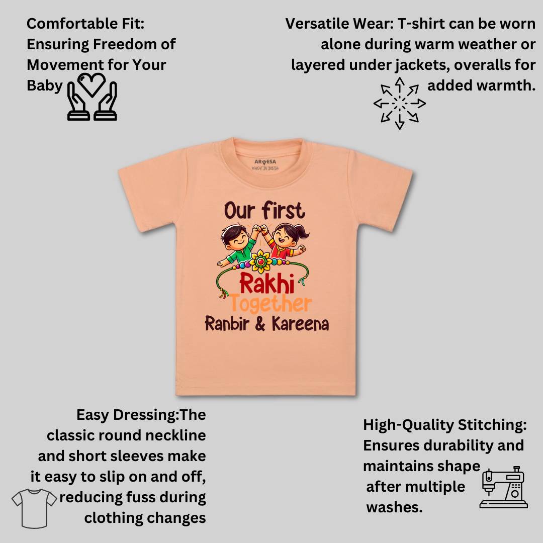 Arvesa My First Rakhi  Baby Boy & Girl Dress
