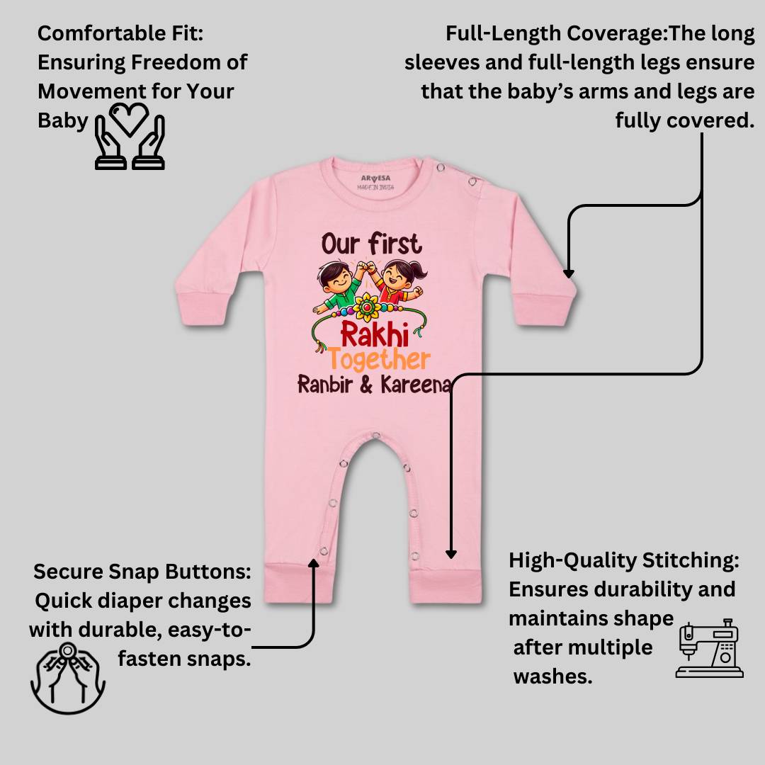 Arvesa My First Rakhi  Baby Boy & Girl Dress