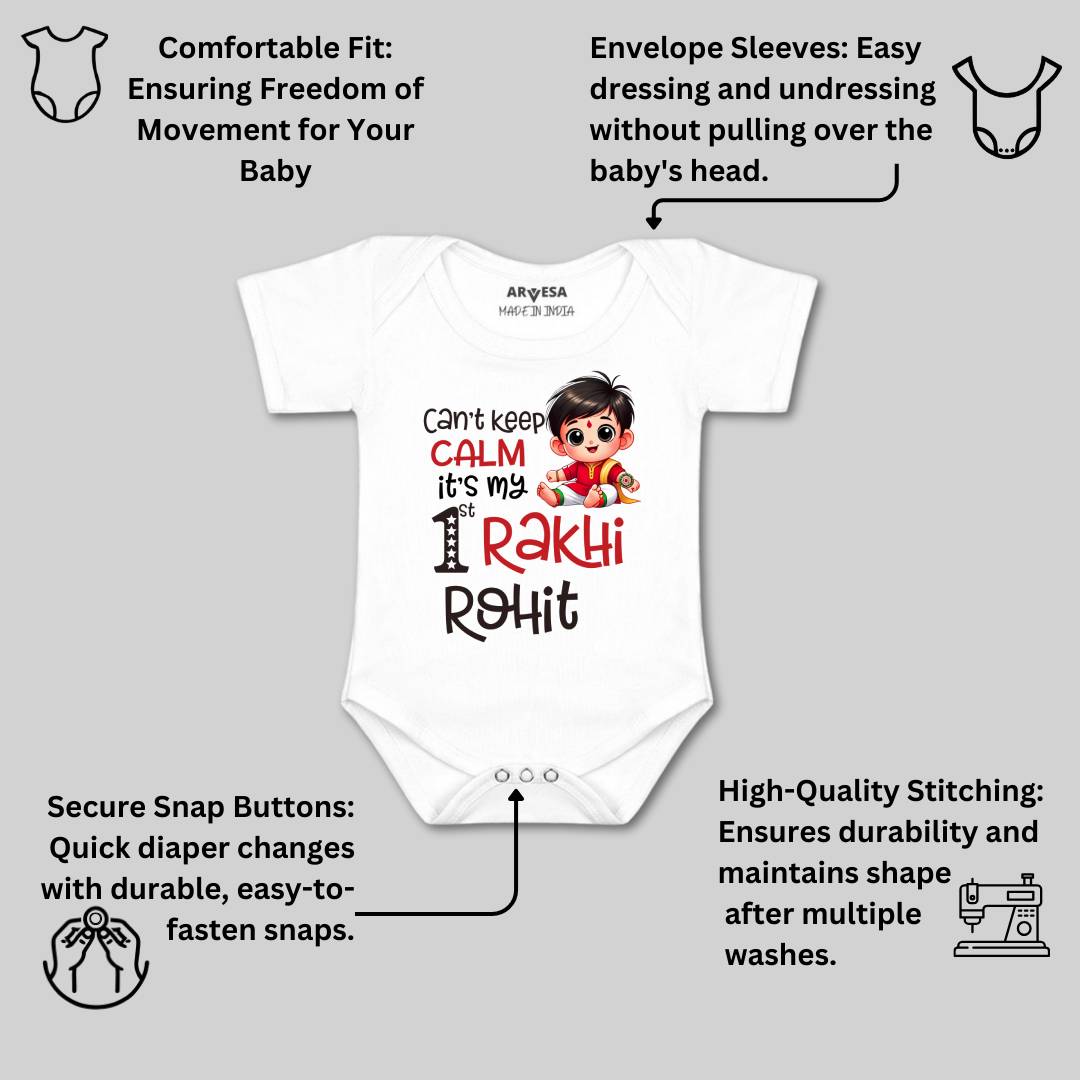 Arvesa My First Rakhi  Baby Boy & Girl Dress