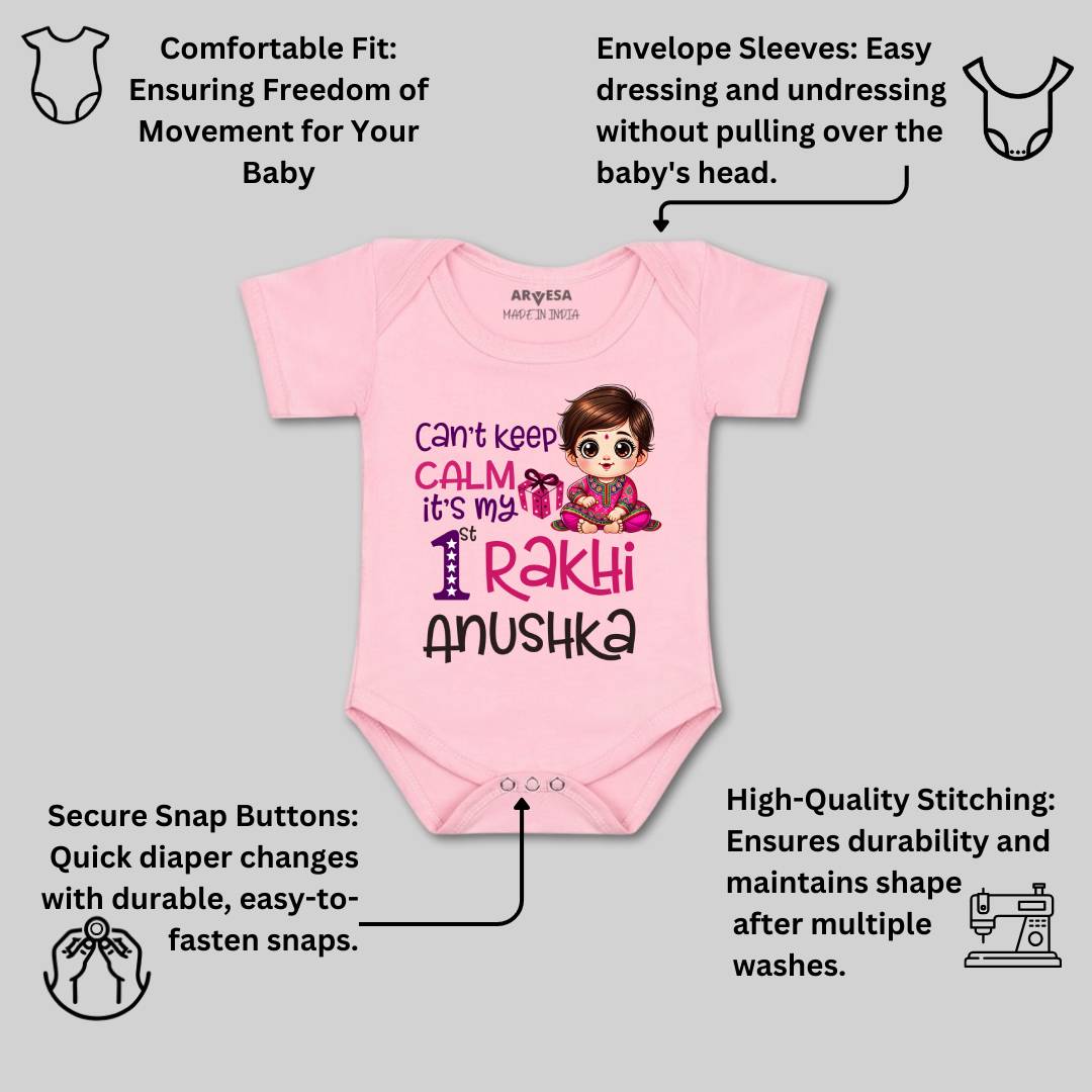Arvesa My First Rakhi  Baby Boy & Girl Dress