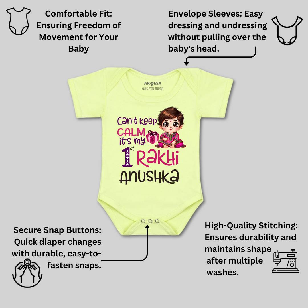 Arvesa My First Rakhi  Baby Boy & Girl Dress