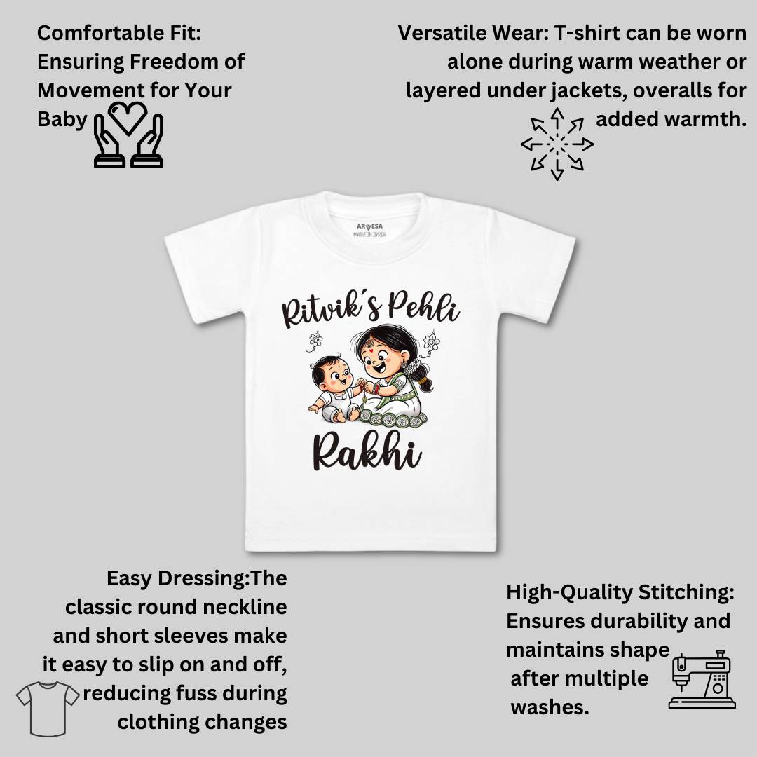 Arvesa Meri Pehli Rakhi  Baby Boy & Girl Dress