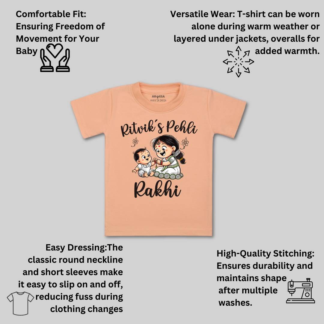 Arvesa Meri Pehli Rakhi  Baby Boy & Girl Dress